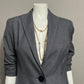 Jones New York Gray 100% Wool Career Blazer Sz-10