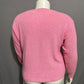 Evelyn & Arthur Pink Marled V Neck Sweater XL