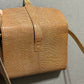 Vintage 70s Gucci Boutique Lizard Leather Handbag