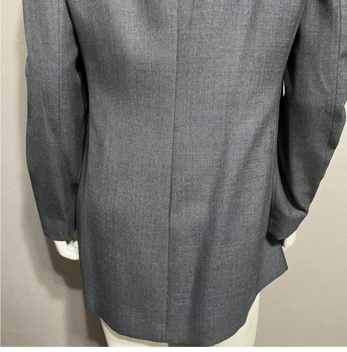 Jones New York Gray 100% Wool Career Blazer Sz-10