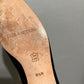 Enzo Angiolini Velvet Floral Embroidered Square Toe Ballet Flats Sz-8 1/2