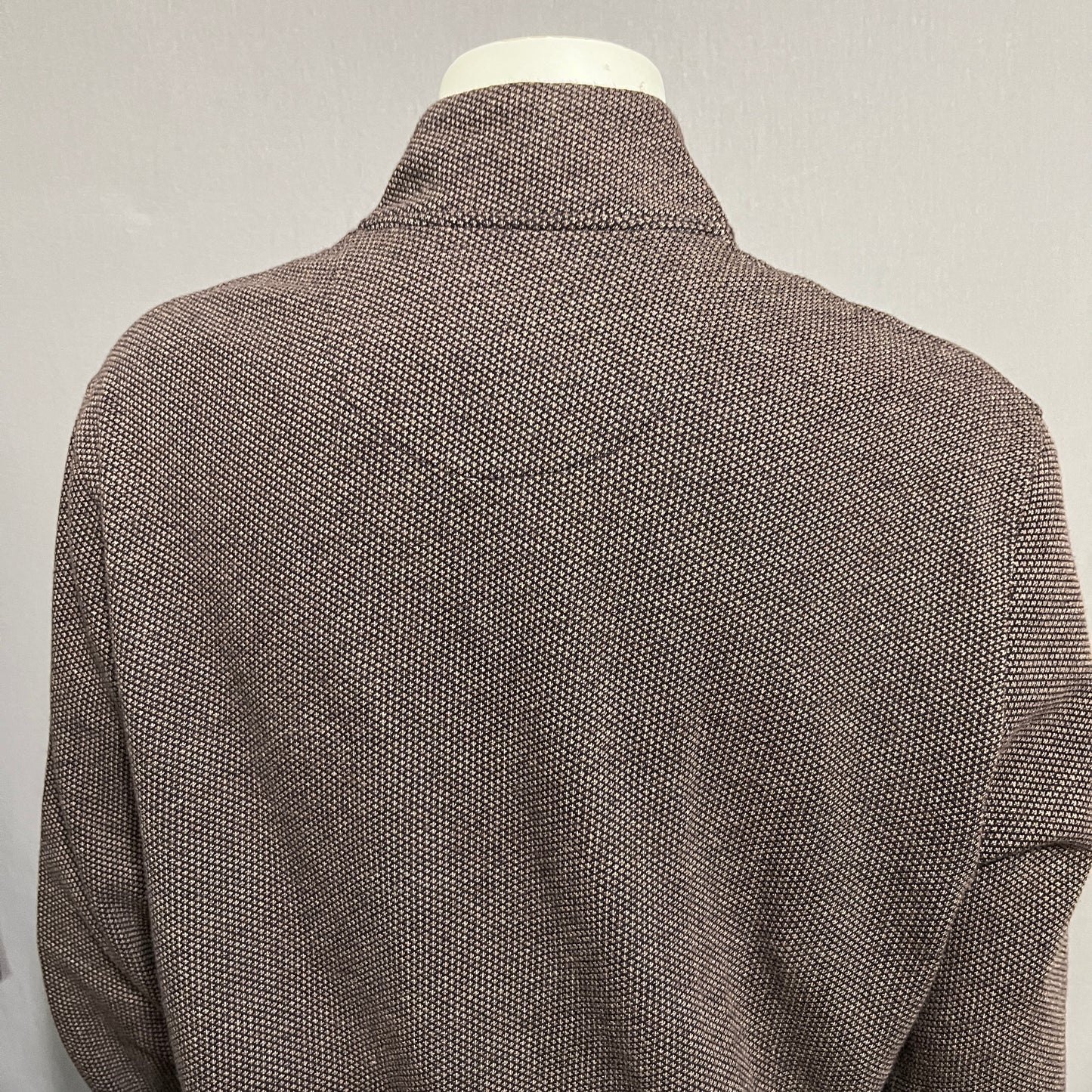 Jos. A. Bank Men's Dark Brown Zip-Up Sweater