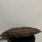 Lauren Merkin Chocolate Leather Clutch Handbag