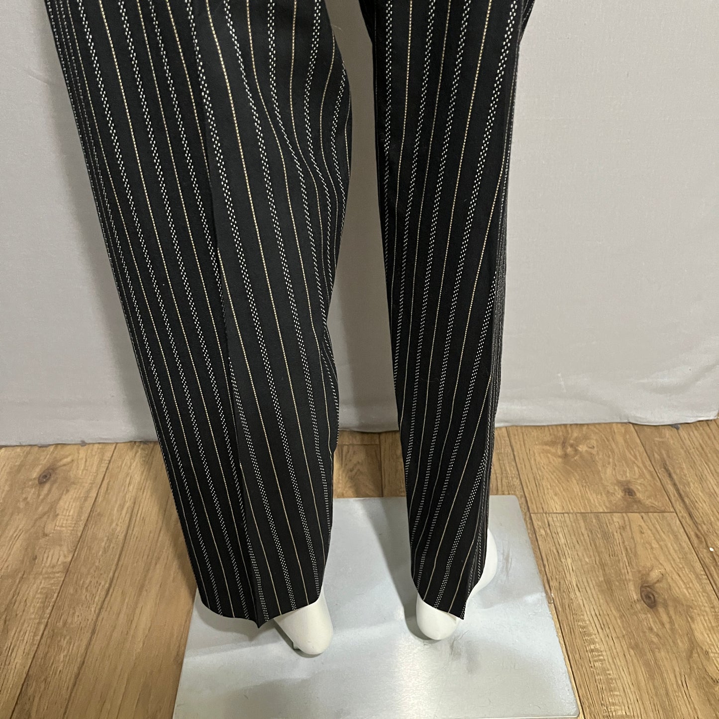 Culture Shock Striped Pleated Dress Pants Sz-6/8