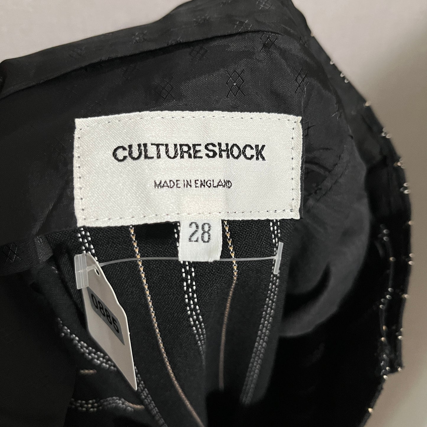 Culture Shock Striped Pleated Dress Pants Sz-6/8