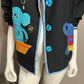 Daniel K Cotton Elephant Black Artsy Blazer Sz-Medium