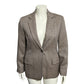 Jones New York Taupe Herringbone Blazer