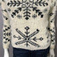 Finn & Clover Fuzzy Snowflake Sweater Sz-Small