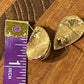 Vintage Monet Gold and Pearl Teardrop Pierced Earrings