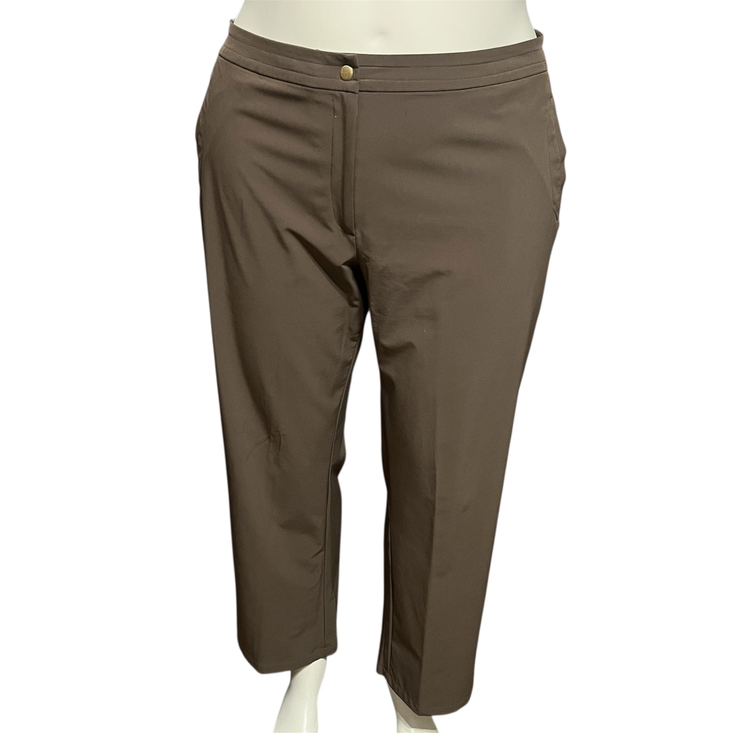 Chico's Zenergy Taupe Pants 2 Pc Track Suit Set Sz-XL