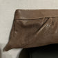 Lauren Merkin Chocolate Leather Clutch Handbag