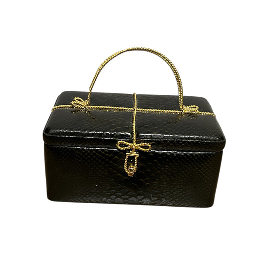 Chocolate Textured Box Bag