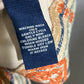 Chaps Tribal Aztec Print Orange Zip Up Hoodie Sz-XL