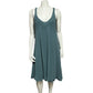 Eileen Fisher Mint Green Silk Flowy Dress Sz-Medium