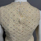 Sears Cream Sleeveless Sweater with Embellishments