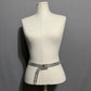 Neiman Marcus Silver Rhinestone Sparkle  Belt Sz-Med/Lg