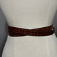 Genuine Patent Animal Skin Skin Double Wrap Belt!