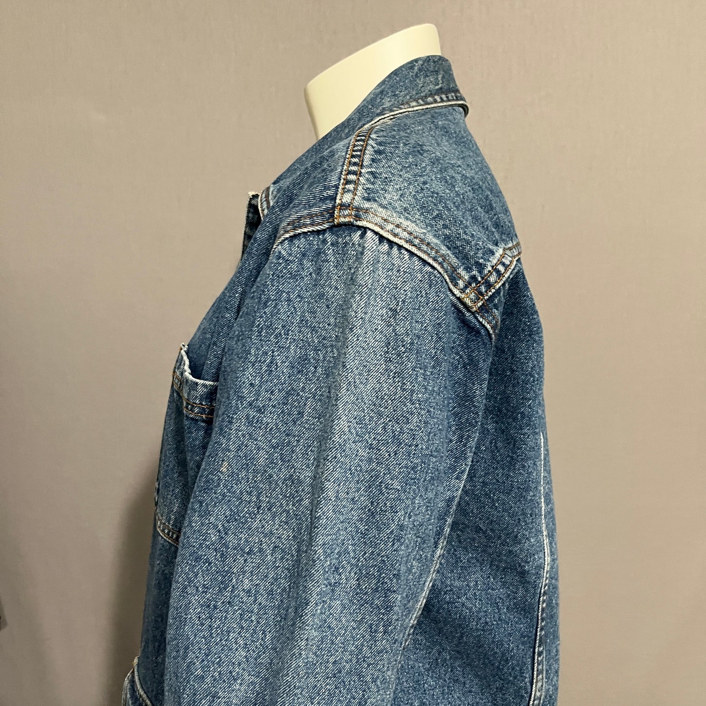 Bill Blass Blue Denim Jean Jacket