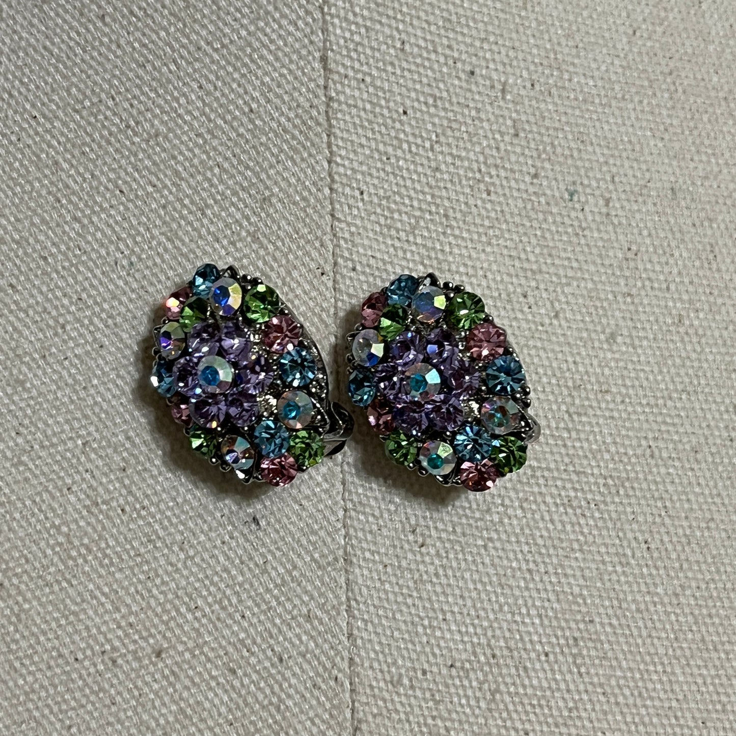 Elegant Multicolor Crystal Earrings