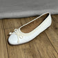AEROSOLES White Bow Accent Flats
