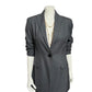 Jones New York Gray 100% Wool Career Blazer Sz-10