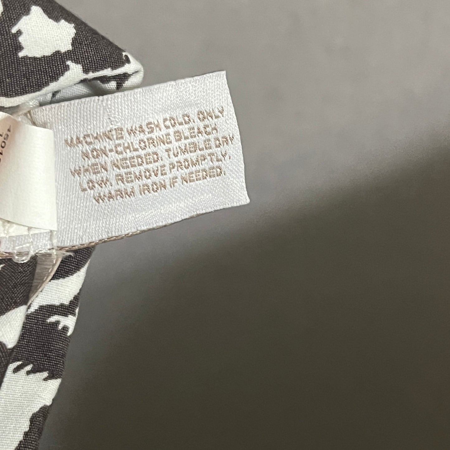 Chico's Monochrome Animal Print Top Sz-XL