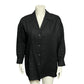 Ellen Tracy Black Linen Shirt Sz-12