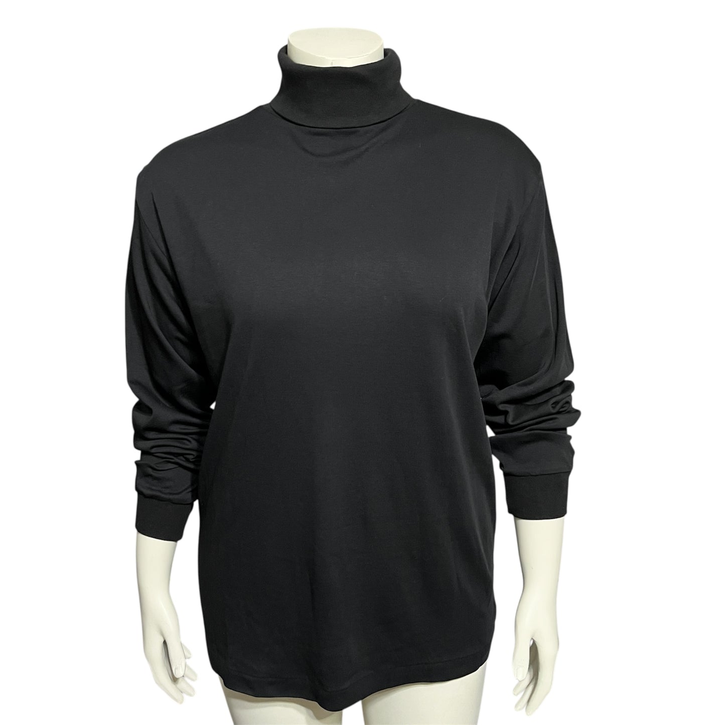 GAP Black 100% Cotton Long Sleeve Turtleneck Sz-Medium