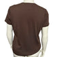 Merona Chocolate Brown Top XL