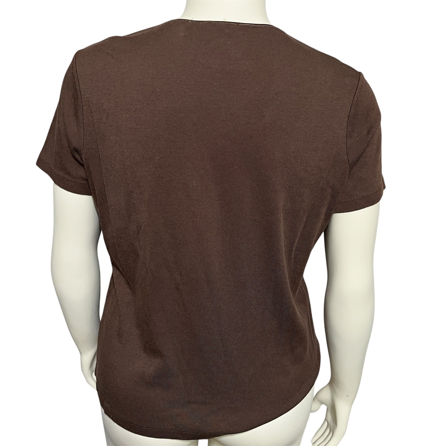 Merona Chocolate Brown Top XL
