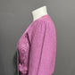 Vintage America Women's V-Neck Sweater in Pink