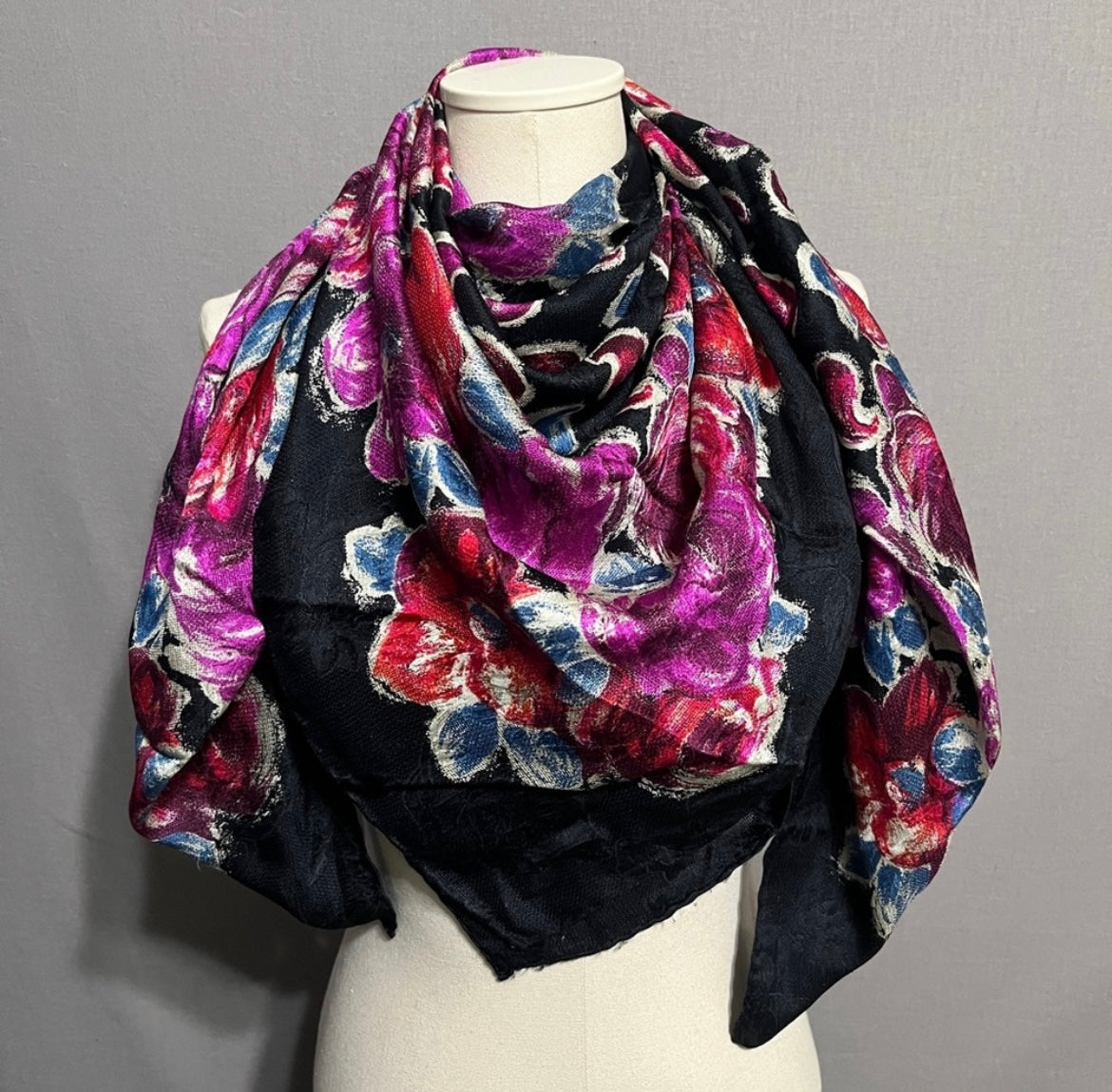 Emanuel Ungaro Floral Scarf