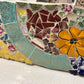 Mosaic Tile Floral RARE Wall Mirror