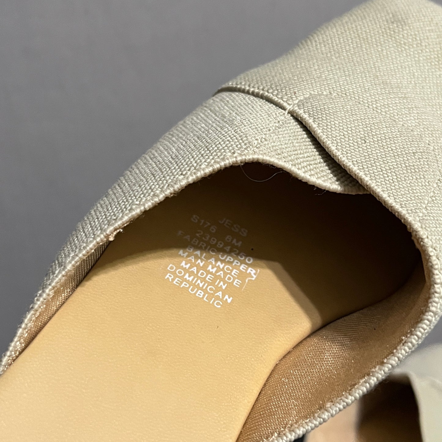 Life Stride Cream Slip-On Mules