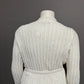 Jones New York Cream Tie Waist Open Cardigan Sweater Sz-Medium