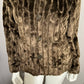 Esprit Chocolate Brown Faux Fur Jacket Sz-Small