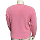 Evelyn & Arthur Pink Marled V Neck Sweater XL