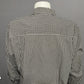 Jones New York Gingham Brown Button Front Top Sz-12