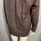 Everlane Brown Striped 100% Oversized Cotton Shirt Sz-16