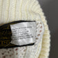 Chic Cable Knit Sweater in Cream
