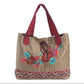 Raga 100% Cotton Embroidered Large Tote Bag-One Size