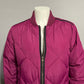Lands End Pink Puffer Zip Up Bomber Quilted Jacket Sz-XL (18)