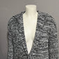 Barefoot Dreams Black and White CozyChic Cardigan