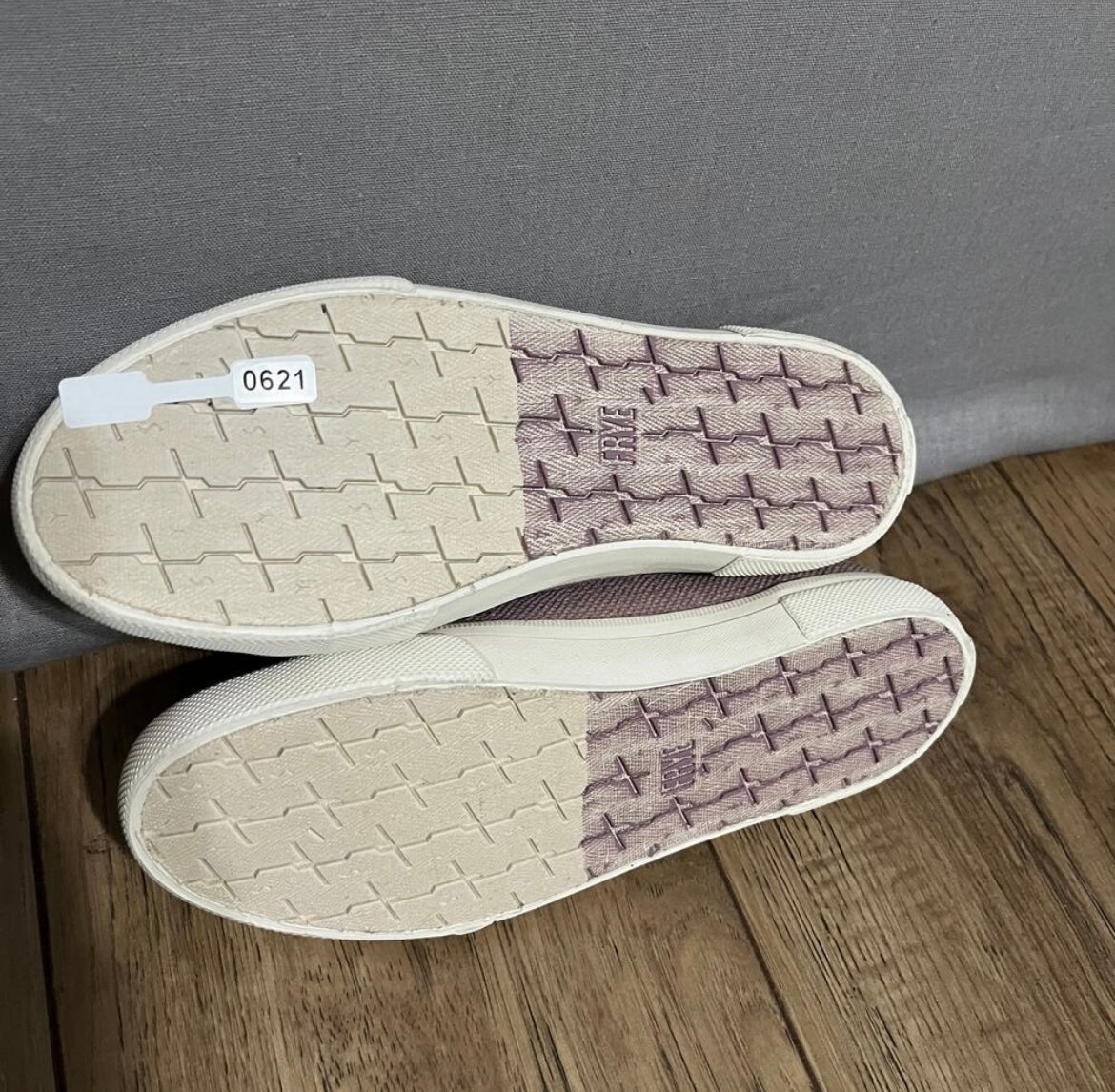 Frye Purple Canvas Lace Up Sneakers Sz-8