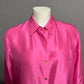Lauren Ralph Lauren Hot Pink 100% Silk Blouse Sz-16