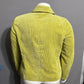 Requirements Women's Corduroy Jacket in Lime Green Sz-XL