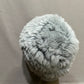 Elegant Gray Faux Fur Hat