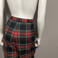 Vintage Plaid Tartan 100% Wool Pants Sz-6