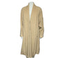 Vintage Luisa Sragnoli Tan Wool/Mohair Blend Oversized Coat Sz-Medium