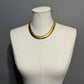 Monet Gold Rectangular Shape Choker